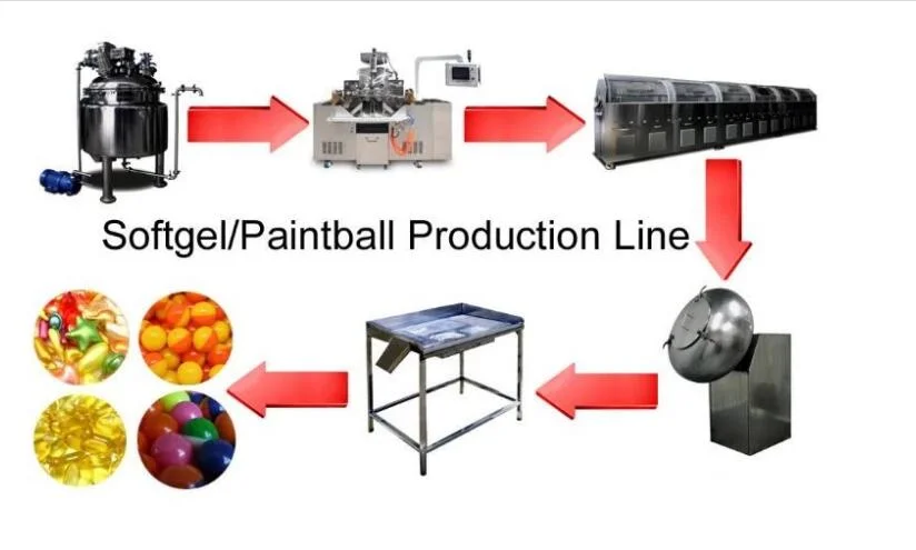 Small Automatic Soft Gel Capsule, Softgel Encapsulation Machine Price for Soft Vegetable Encapsulation Production Line