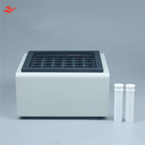 Digestion d'échantillons de sol avec le tube de digestion PFA 48